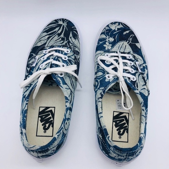 VANS OFF THE WALL - UNISEX FLORAL DENIM SNEAKERS - Picture 3 of 12